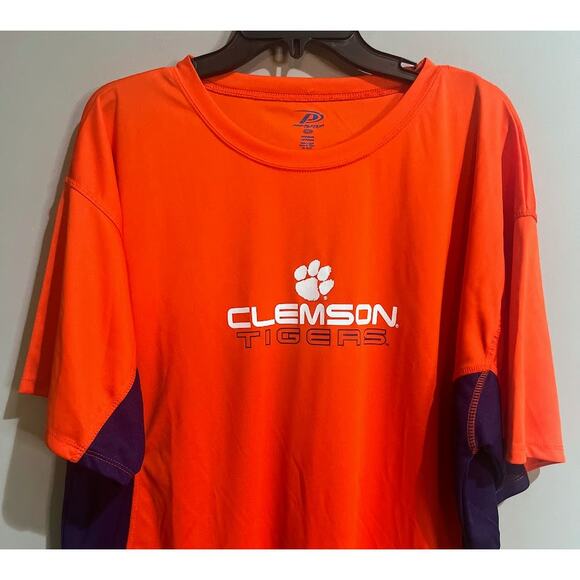 Clemson Tigers Pro Player Apparel Quick Dry Logo Shirt Size XXL - Picture 2 of 5